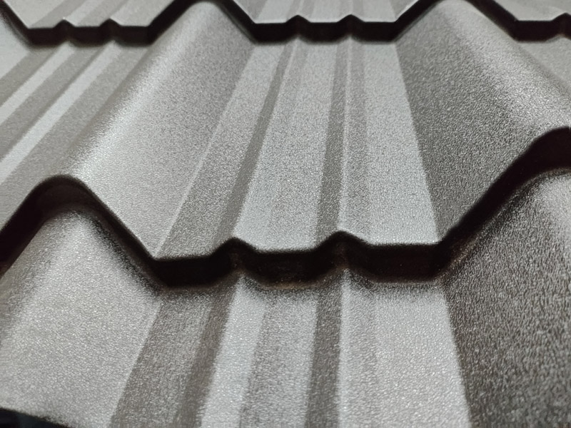 metal roofing tile roof for rain