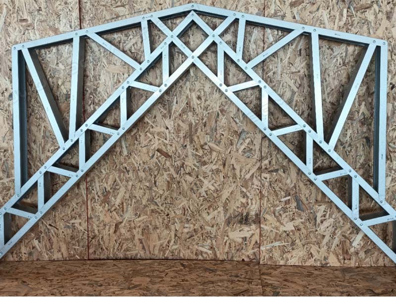 Metal roofing trusses and joists